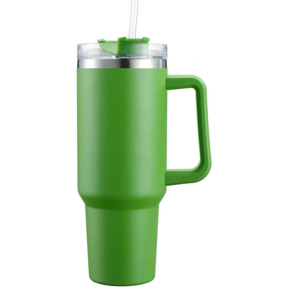 Cană termos plastic cu mâner pentru băuturi calde și reci | ThermoCup - vivimall.ro