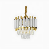 Candelabru Cristal Versailles Petito 3Xe14, Diametru 30Cm, Lucios Si Alb - vivimall.ro