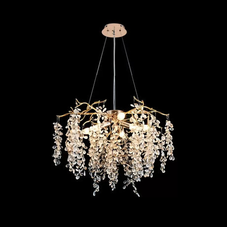 Candelabru Cristal Johnathan 6X E14 - vivimall.ro