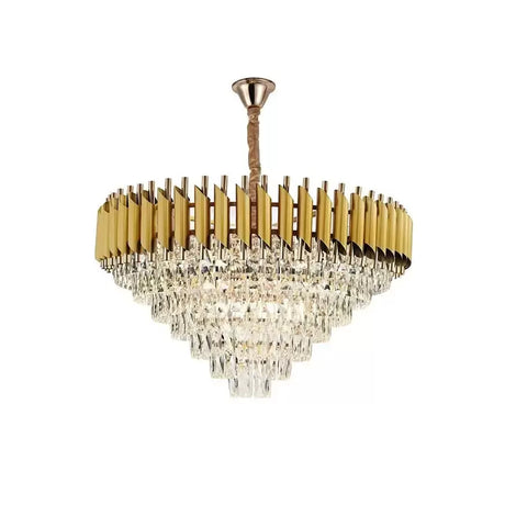 Candelabru Cristal Russell 12X E27 - vivimall.ro