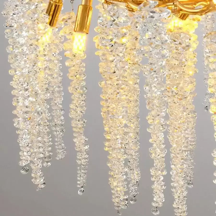 Candelabru Cristal Stephen 8X G9 - vivimall.ro