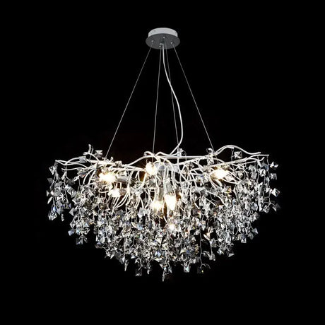 Candelabru Cu Cristal Connan 6Xe14 - vivimall.ro
