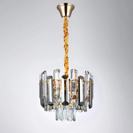 Candelabru Eran 4*E27, Metal Si Cristal - vivimall.ro