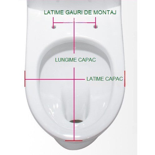 Capac De Toaleta Cu Reductie 3 In 1, Pentru Copii +3 Ani Si Adulti, Coborare Lenta Si Silentioasa, Instalare Usoara, Din Pp5, In Forma De U, Alb/Roz - vivimall.ro