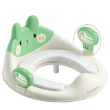 Capac Wc Cu Reductie, Pentru Copii, Cu Manere, Model Ursulet, Plastic Durabil - vivimall.ro