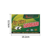 Capcana Autoadeziva pentru Insecte, Vivimall, Placa Autoadeziva pentru Tantari cu Efect Puternic de Imobilizare, Capcana cu Lipici, pentru Uz Casnic, 18 x 12 xm Verde/Galben