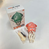 Caracatita Dansatoare, Flippy, +3 Ani, 3 Moduri, din ABS, Incarcare USB, cu Undita Inclusa, 12.6 x 7.6 x 20.7 cm, Roz - vivimall.ro