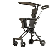 Carucior Pliabil, 1-3 Ani, Reversibil, 4 Roti, Parasolar, Din Aliaj De Aluminiu + Plastic + Textil - vivimall.ro