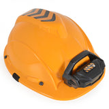 Casca Protectie cu Lanterna de Jucarie pentru Copii, Vivimall, Material Plastic, Interactiv, Distractiv, 29.5x19.5x6.5 cm, Portocaliu - vivimall.ro