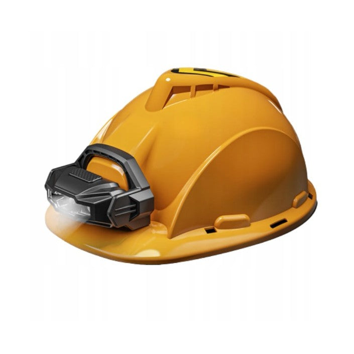 Casca Protectie Cu Lanterna De Jucarie Pentru Copii, Material Plastic, Interactiv, Distractiv