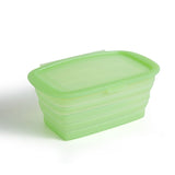 Caserola Din Silicon, Pliabila, 1L, 18.8 X 8 X 11.5 Cm, Rezistenta Temperaturi Extreme, Verde - vivimall.ro