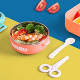 Caserola Pentru Copii Lunch Box, 750 Ml, Doua Boluri, Lingura, Foarfeca Din Plastic, Rezistenta La Scurgeri - vivimall.ro