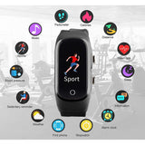 Ceas Smartwatch 2 in 1, cu Casti Bluetooth, N8 TWS, Plug in Lateral, Afisaj 1.47 inch, Rezolutie 172*320, Negru - vivimall.ro