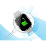 Ceas Smartwatch, Flippy, Editia H15, Apeluri Bluetooth, Afisaj 1.81 inch, Rezolutie 240 x 284, Puls, Siri, Baterie 180 mAh, Roz Auriu - vivimall.ro