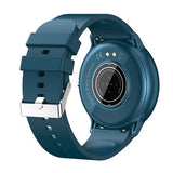 Ceas smartwatch si bratara fitness Vivimall ZL02D, oxigen, ritm cardiac, pedometru, notificari, IP67, Compatibil cu Android/iOS, vibratii, multi sport, Albastru inchis - vivimall.ro