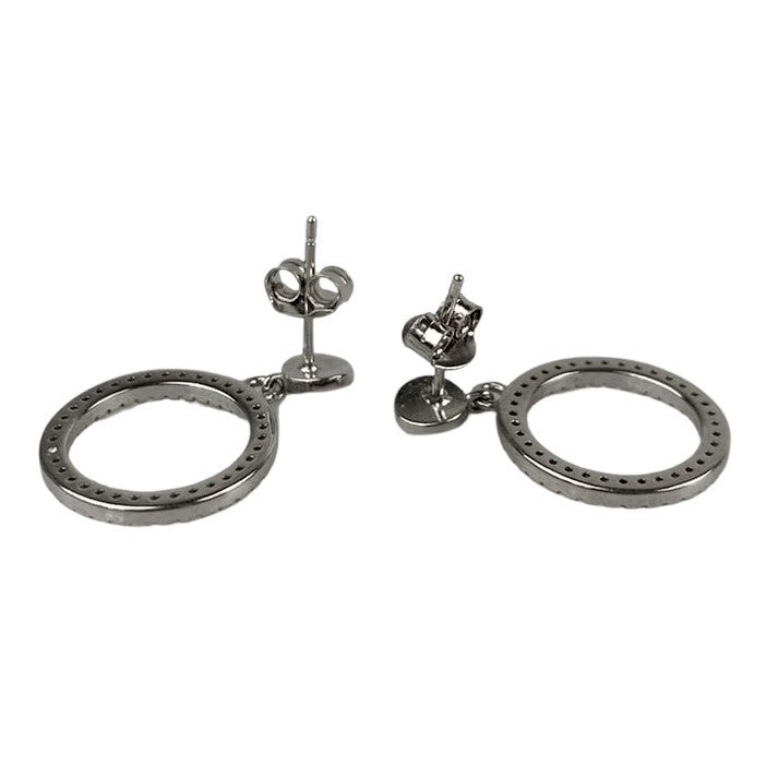 Cercei Argint 925 Cerc Cu Minizirconii