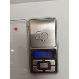 Cercei Argint 925 Creole 15 mm cu Piatra Alba, Jolie Silver, 0.9g, 2 cm x 1.3 cm - vivimall.ro