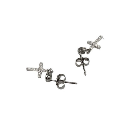 Cercei Argint 925 Cruce cu Pietre - vivimall.ro