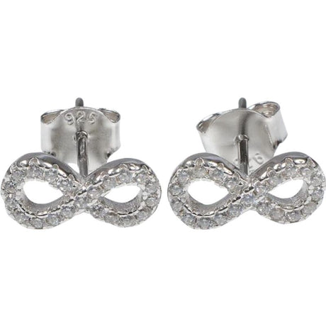 Cercei Argint 925 Infinit Mic Cu Pietre