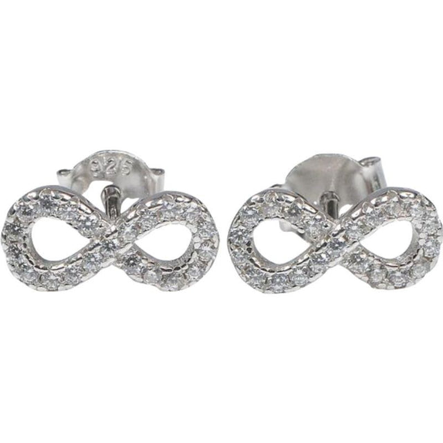 Cercei Argint 925 Infinit Mic cu Pietre - vivimall.ro