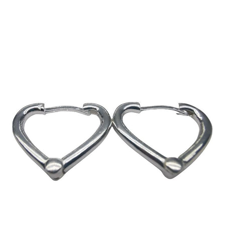 Cercei Argint 925 Inima Contur - vivimall.ro