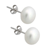 Cercei cu perle de cultura, Argint 925
