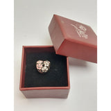 Сребърен медальон 925, сърце с цветя, Jolie Silver, 2.7G