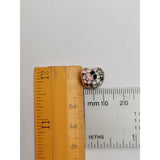 Сребърен медальон 925, сърце с цветя, Jolie Silver, 2.7G