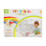 Jucarie Educativa pentru Copii, Flippy, Model Masinuta 3D, Jucarie de Asamblat si Colorat, din Carton, 28 x 20 cm, 3+ ani, Alb