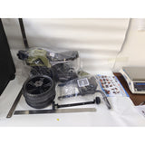 Motocicleta Electrica cu 2 Roti Mari si 2 Roti Ajutatoare, Vivimall, Acumulator Incarcare, Anti-Rasturnare, Lumini, Muzica, Motor:380, Baterie 6V4.5, 41.5x70x34 cm, 4.5 Kg, 3 Ani+, Verde Negru - vivimall.ro