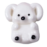Jucarie Interactiva Antistres pentru Copii, Flippy, Squishy Micul Koala Kawaii, Silicon Moale, 4.5 x 4.5 cm, Alb - vivimall.ro
