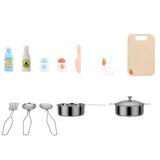 Bucatarie Multifunctionala pentru Copii, Flippy, Stil Montessori, Set Complet din Lemn, Include Plita, Cuptor, Chiuveta, Spatiu de Depozitare, 76.6 x 69 cm, Gri/Multicolora - vivimall.ro