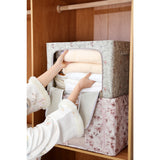 Cutie Depozitare, 66L, Din Material Textil, Pentru Haine Si Lenjerii, Model Fluturasi
