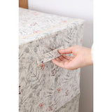 Cutie Depozitare, 66L, Din Material Textil, Pentru Haine Si Lenjerii, Model Fluturasi