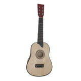 Chitara pentru Copii, Flippy, din Lemn si Plastic, pentru Incepatori, 63.5 x 22 x 5.8 cm, Bej - vivimall.ro