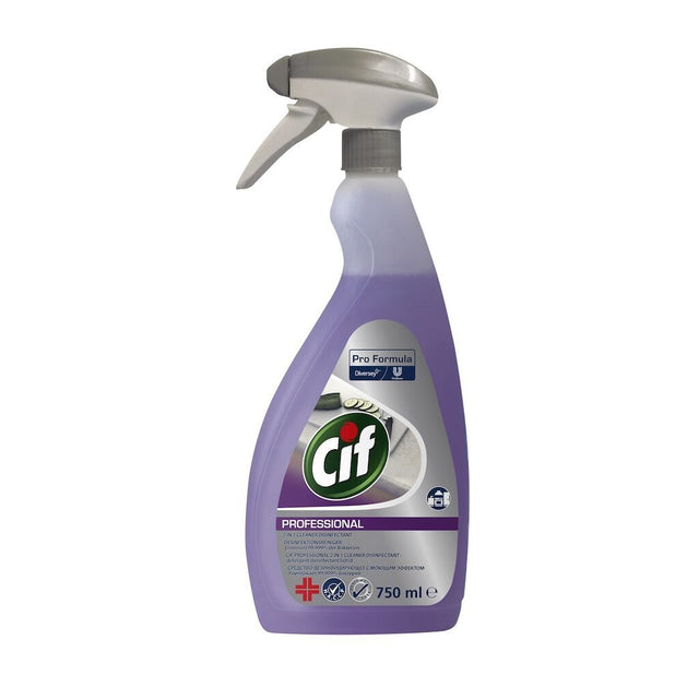 CIF Professional 2-in-1 Detergent Dezinfectant Lichid 0.75 L - vivimall.ro