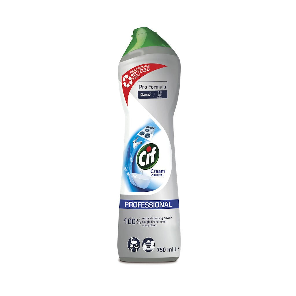 Pachet CIF Professional Cream – Crema de Curatare Non-Abraziva, 8×0.75 L - vivimall.ro