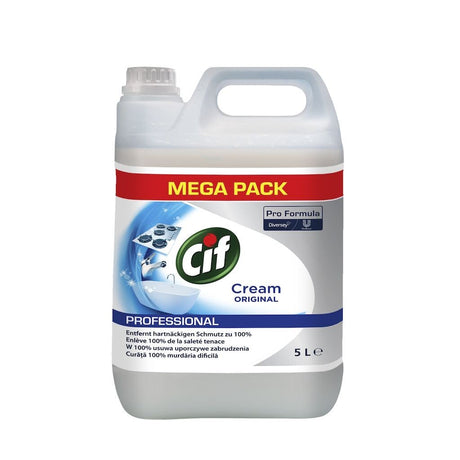 CIF Professional Cream – Crema de Curatare Non-Abraziva, 5 L - vivimall.ro
