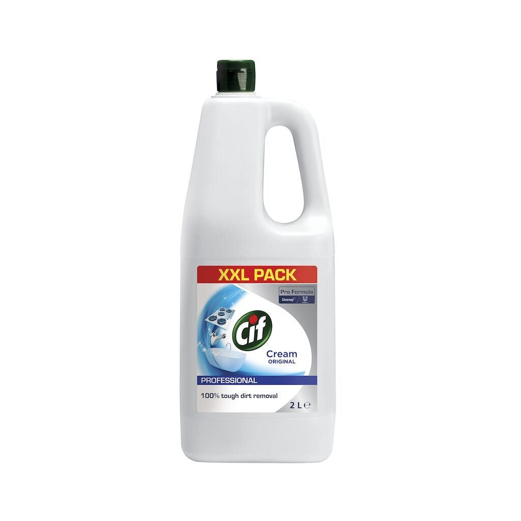 CIF Professional Cream – Crema de Curatare Non-Abraziva, 2 L - vivimall.ro