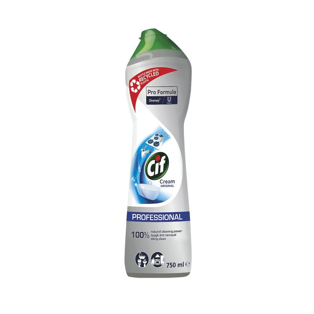 CIF Professional Cream – Crema de Curatare Non-Abraziva 0.75 L - vivimall.ro