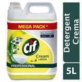 CIF Professional Cream Lemon – Crema de Curatare Non-Abraziva cu Lamaie 5 L - vivimall.ro