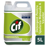 CIF Professional Dishwasher Extra Strong Lemon – Detergent pentru Spalarea Manuala a Vaselor, cu Lamaie 5 L - vivimall.ro