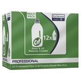 Pachet CIF Professional Floor&APC Aloe Vera – Detergent Pardoseli si Multiple Suprafete, 12x1L - vivimall.ro