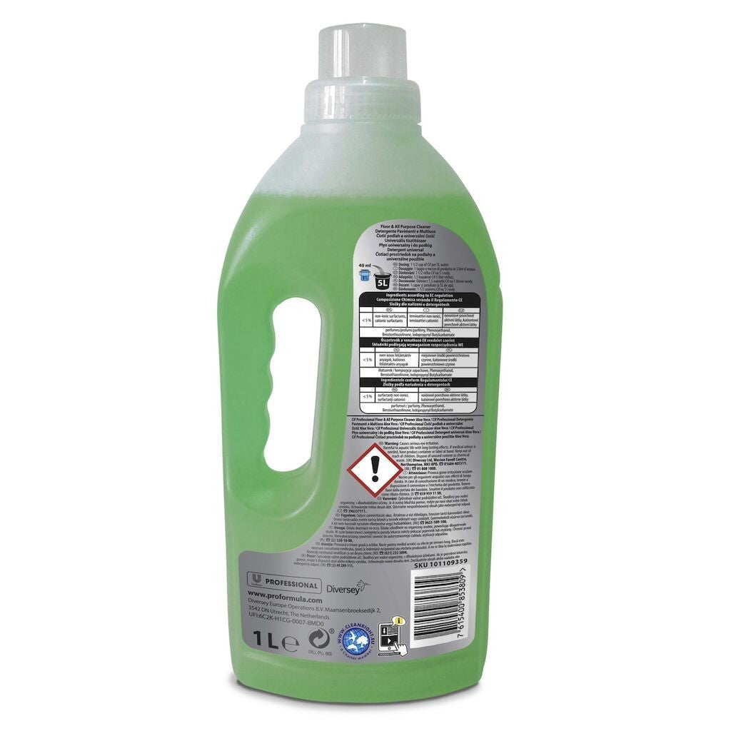 CIF Professional Floor&APC Aloe Vera – Detergent Pardoseli si Multiple Suprafete 1L - vivimall.ro