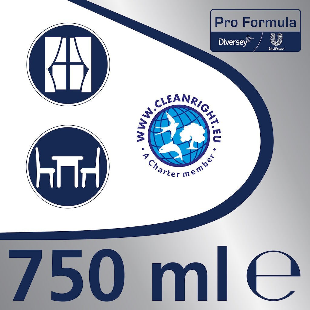 CIF Professional Glass & Multi Surface – Detergent Geamuri si Suprafete 0.75 L - vivimall.ro