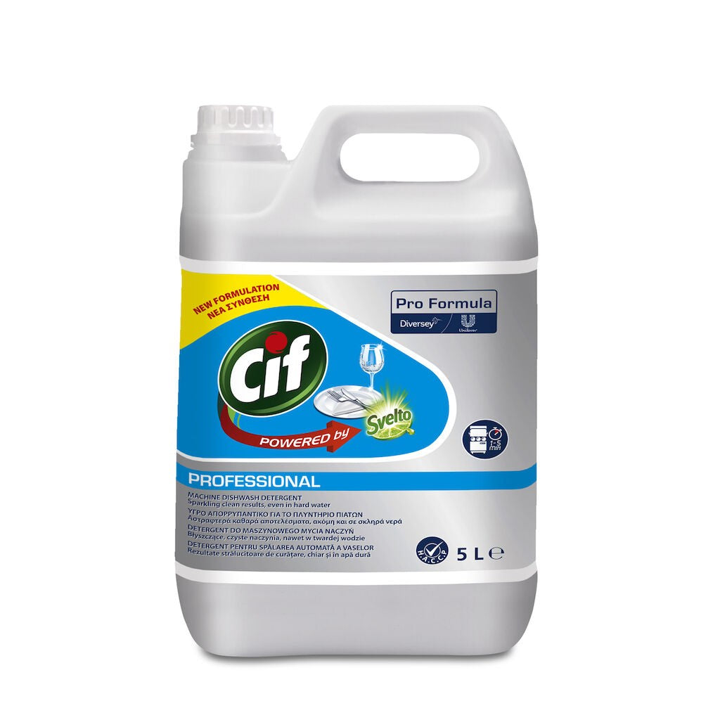 Pachet CIF Professional Liquid – Detergent Universal pentru Masina de Spalat Vase  2x5 L - vivimall.ro
