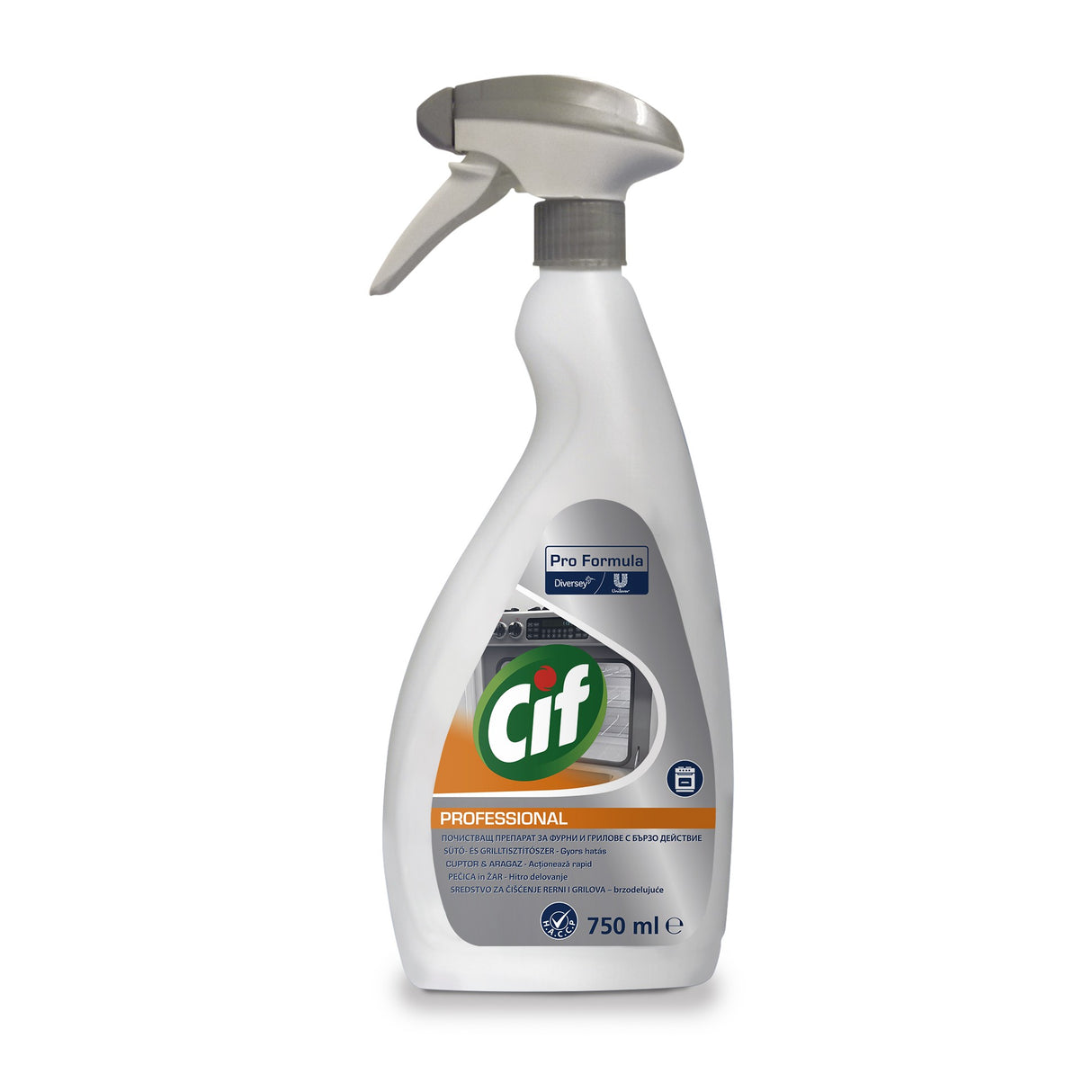 Pachet CIF Professional Oven & Grill Cleaner – Detergent pentru Cuptoare si Gratare 6×0,75 L - vivimall.ro