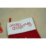 Ciorap Cadouri, Flippy,cu model Mos Craciun, rosu, marimea 20x40 cm, textil, interior - vivimall.ro