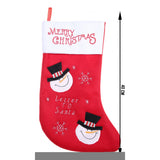 Ciorap Cadouri, Flippy,cu model om de zapada, rosu, marimea 20x40 cm, textil, interior - vivimall.ro