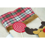 Ciorap Cadouri,Flippy,cu model ren,crem, marimea 20x40 cm, textil, interior - vivimall.ro